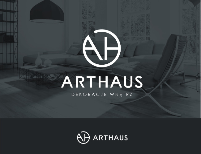 Projektowanie logo dla firm,  Arthaus - dekoracje wnętrz , logo firm - Arthaus
